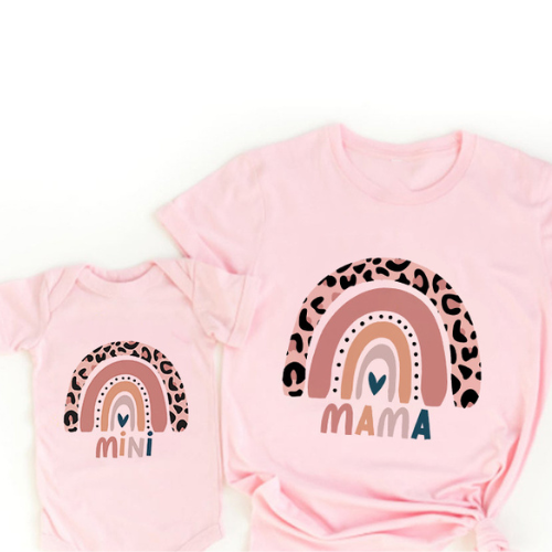 Mini Fashion™ - Maman et fille - Chemise et barboteuse assorties