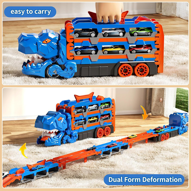 JurassicTruck – Robuste et amusant – Chariot de transport pliable Dino
