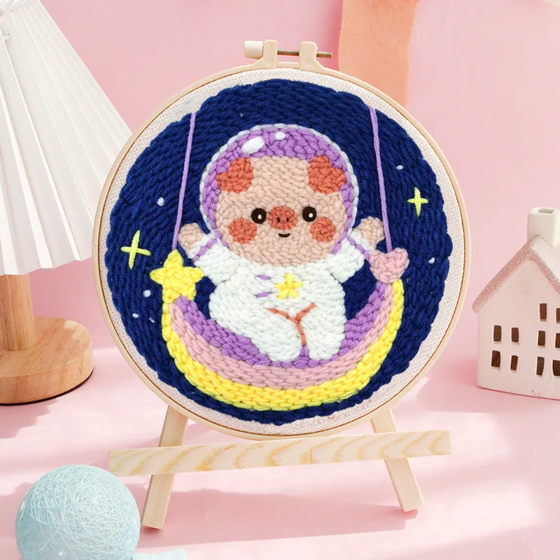 SoftLoop – Doux et créatif – Kit de décoration intérieure DIY Punch Needle