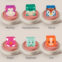 Thumbnail for SoftStack – Ludique et éducatif – Blocs empilables en forme d'animaux en peluche
