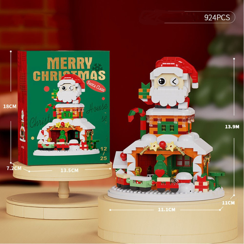 SnowieBlocks – Mignon & amusant – Blocs de construction de Noël