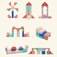 Thumbnail for BuildJoy – Éducatif et amusant – Blocs de construction en bois dans la ville