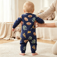 Thumbnail for WarmBuddy – Mignon et tout doux – Combinaison pour bébé en polaire avec imprimé de personnages de dessins animés