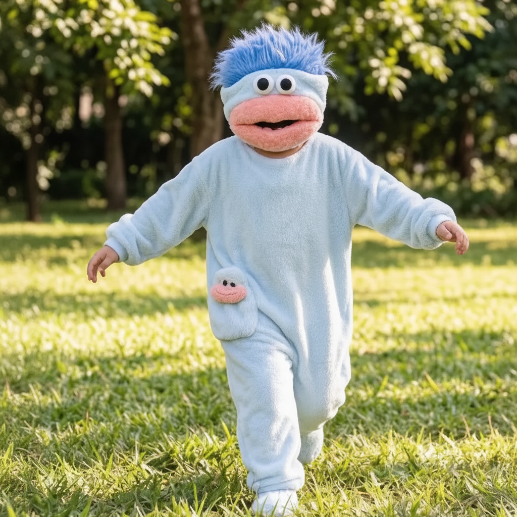 LittleMonster – Confortable et mignon – Combinaison pour enfant avec un motif de monstre rigolo