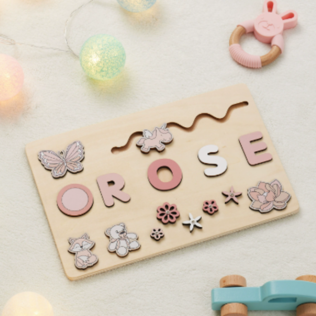 Woods™ - Ton propre badge ! - Puzzle de noms