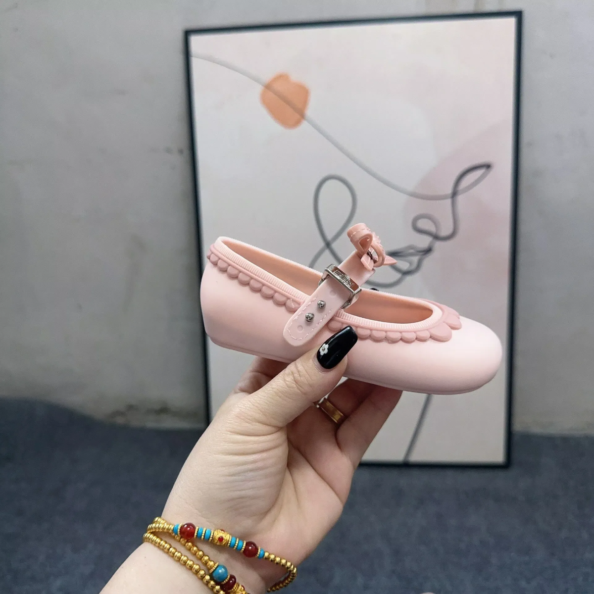 MiniChic – Élégance et style – Chaussons pour enfants avec nœud