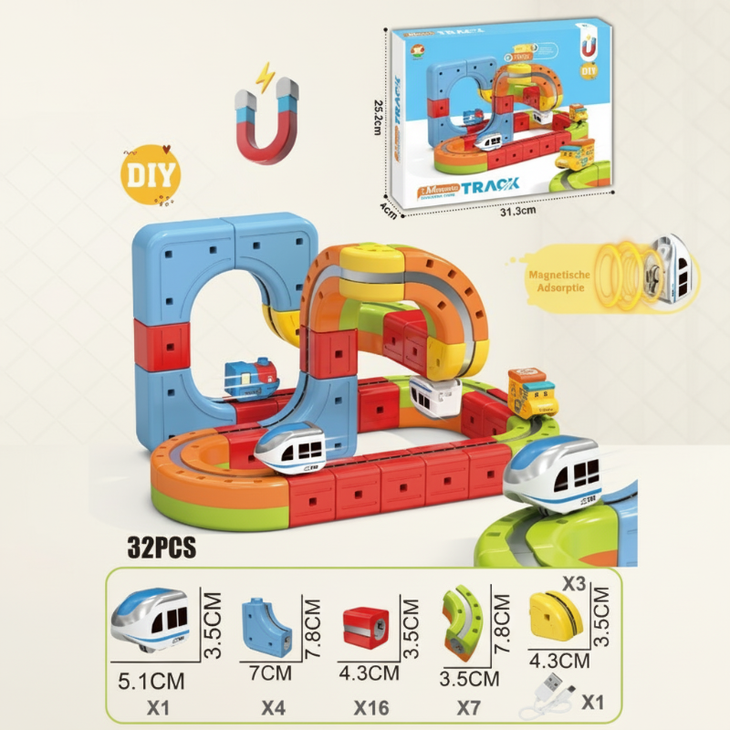 MagniTrack – Créatif & Électrique – Train électrique anti-gravité