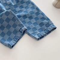 Thumbnail for DenimCheck – Confortable et tendance – Pantalon pour enfant à motifs carrés