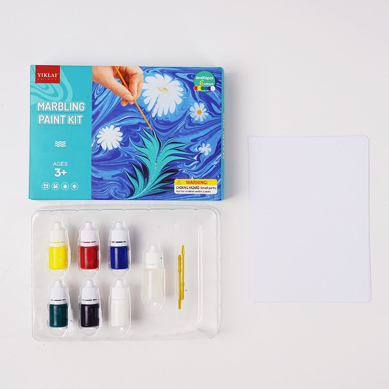 Water Marbling Paint Set™ – Création des œuvres d'art uniques - kit de peinture sur l'eau