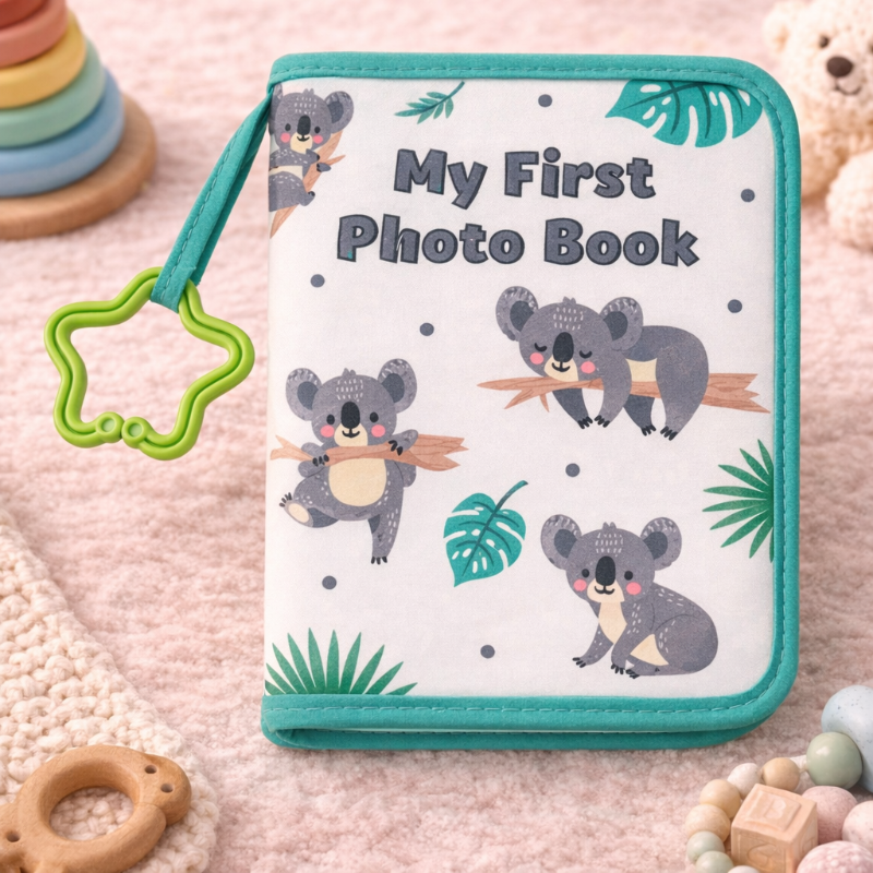 Baby Photo Album – Douceur & Souvenirs – Album photo en tissu