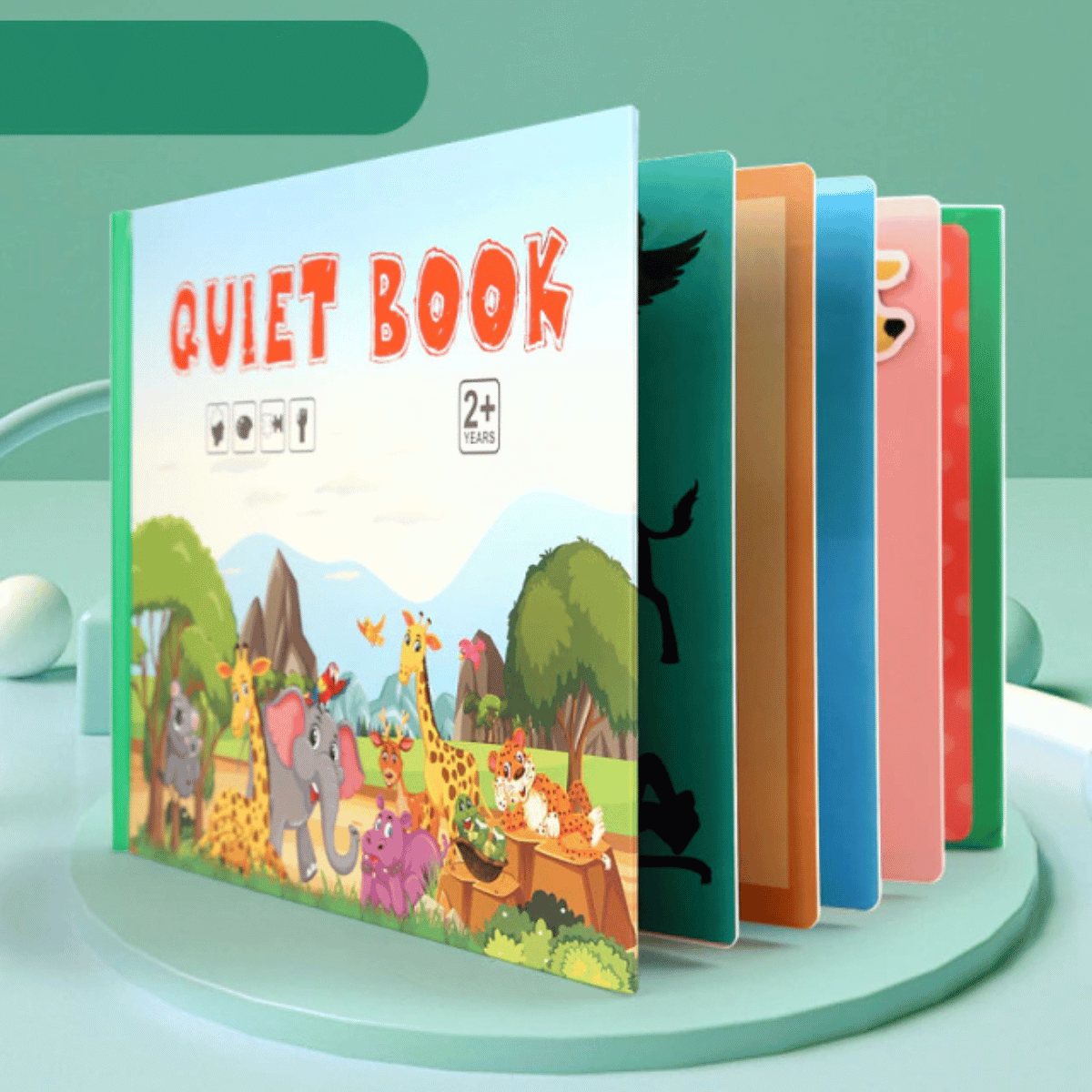 Quiet Book™ - Développer la motricité fine - Livre d'apprentissage