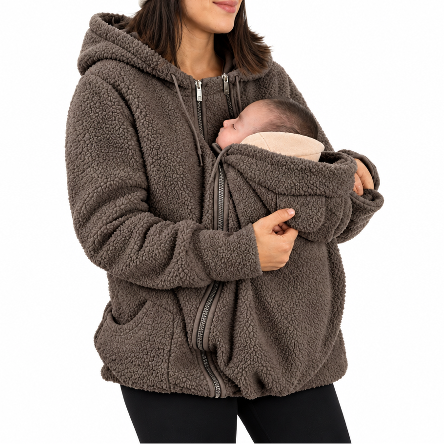 MamaNest – Chaud et pratique – Veste 2 en 1 pour maman et bébé