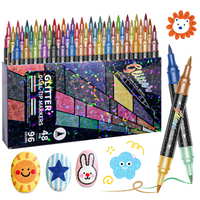 Thumbnail for ArtShine – Coloré et pétillant – Coffret de feutres pailletés et lumineux double face