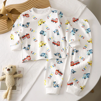Thumbnail for LittleDreamer – Doux et chaud – Ensemble de vêtements de nuit en coton pour enfants