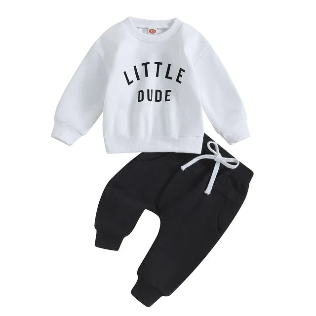 Mini Fashion™ - Ensemble en coton 'Little Dude'