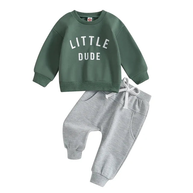 Mini Fashion™ - Ensemble en coton 'Little Dude'