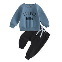 Thumbnail for Mini Fashion™ - Ensemble en coton 'Little Dude'