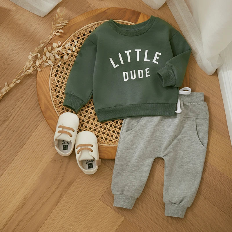 Mini Fashion™ - Ensemble en coton 'Little Dude'