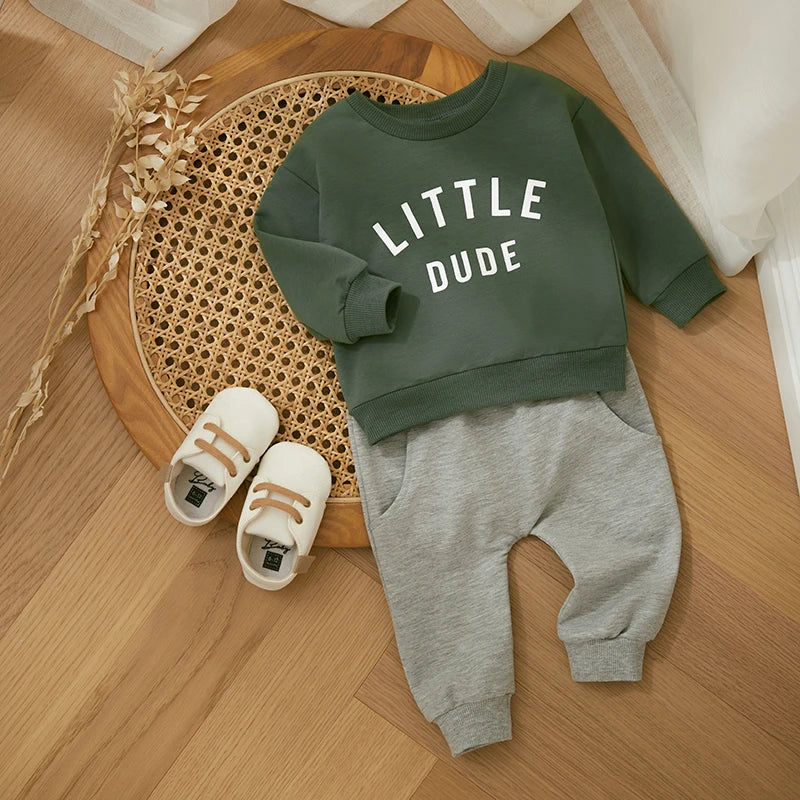 Mini Fashion™ - Ensemble en coton 'Little Dude'