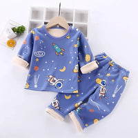 Thumbnail for Mini Fashion™ - Design Cartoon Doux et Confortable - Pyjama Polaire Enfant