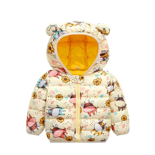 Mini Fashion™ - Manteau d’hiver en polyester avec capuche