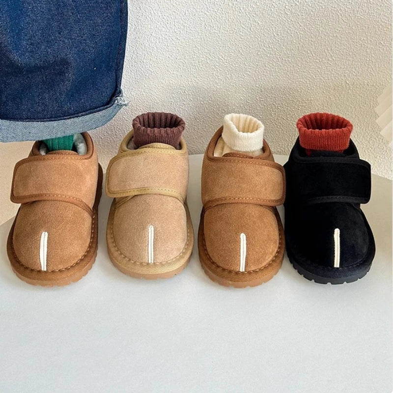 CozyStep Kids – Chaudes et autonomes – Chaussures à velcro Djamena