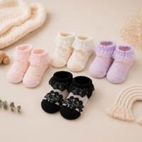 Thumbnail for BabyBliss – Confortables et légères – Chaussettes en dentelle pour bébé