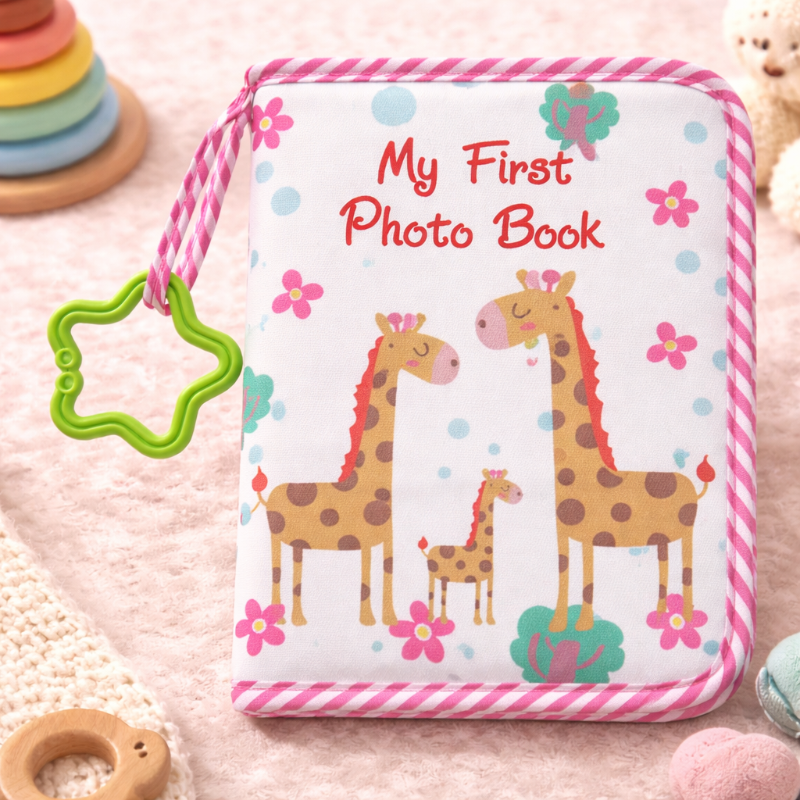 Baby Photo Album – Douceur & Souvenirs – Album photo en tissu