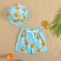 Thumbnail for Beach Set – Coloré et élégant – Maillot de bain imprimé et chapeau