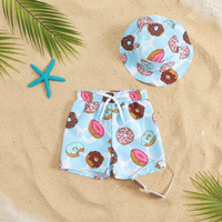 Thumbnail for Beach Set – Coloré et élégant – Maillot de bain imprimé et chapeau