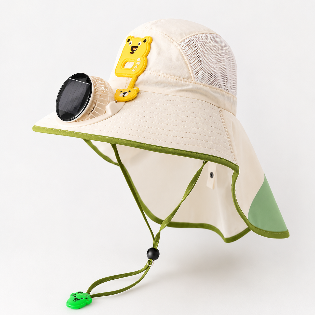 HappyShade – Protection solaire et rafraîchissement – Chapeau d'été pour enfants avec ventilateur