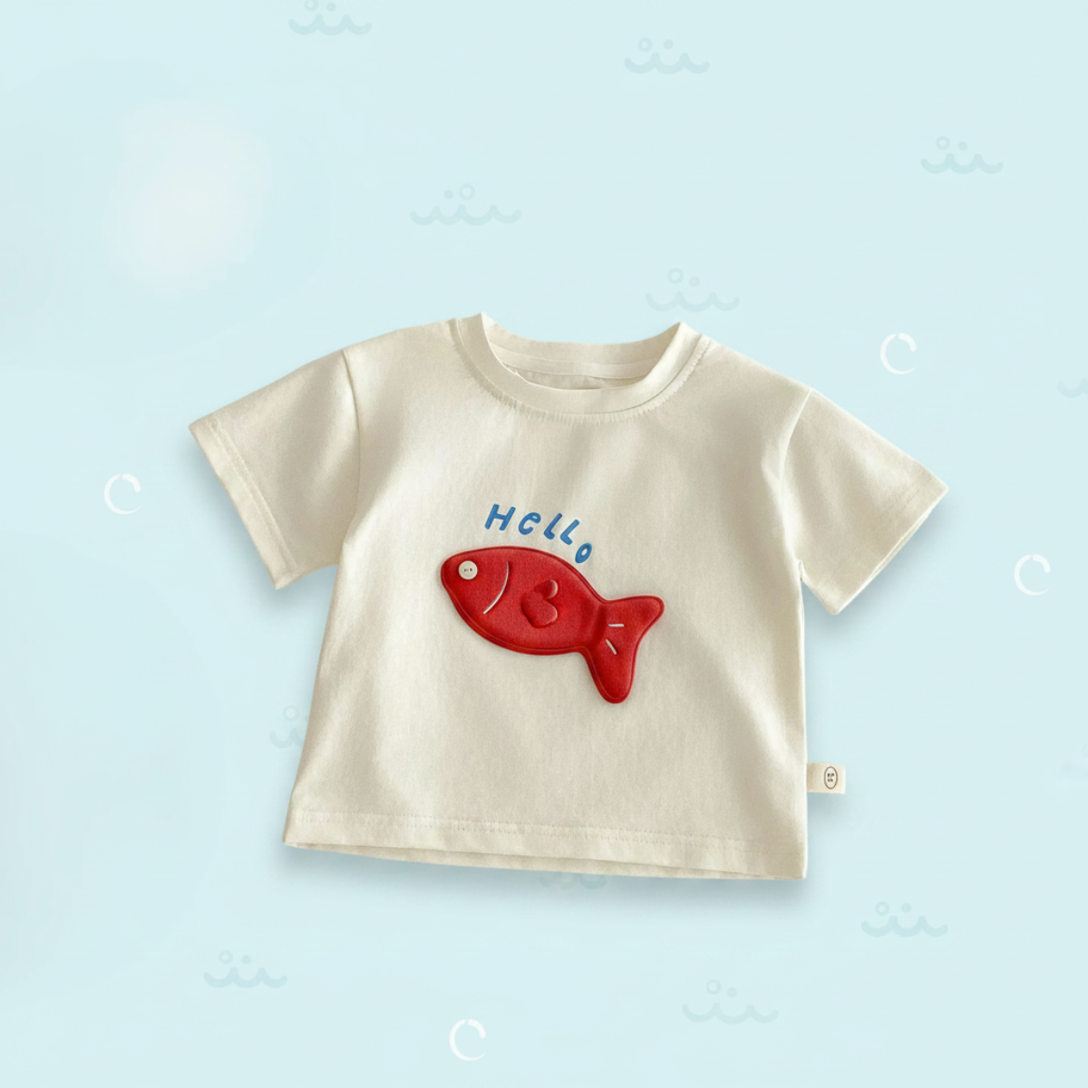 LittlePatch – Dessins animés & Fun  – T-shirt pour enfant avec des écussons de dessins animés