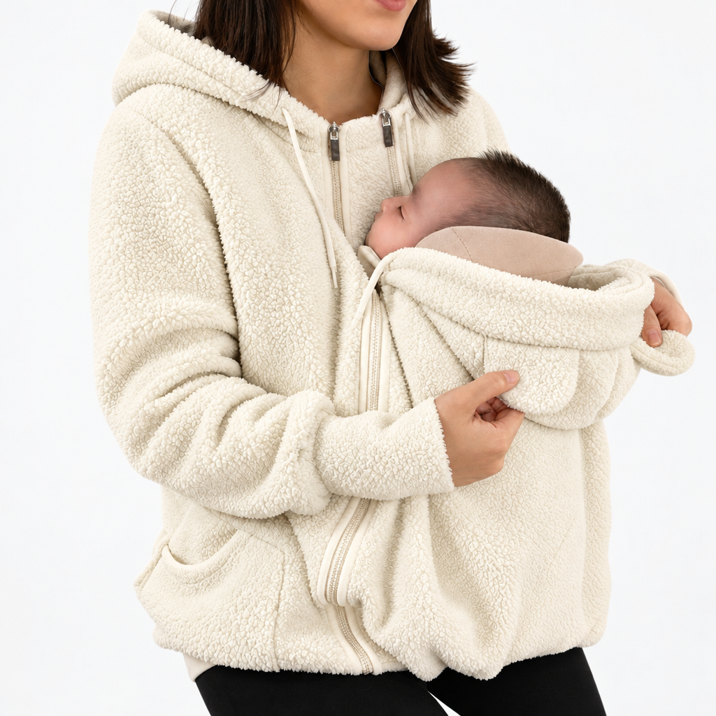 MamaNest – Chaud et pratique – Veste 2 en 1 pour maman et bébé