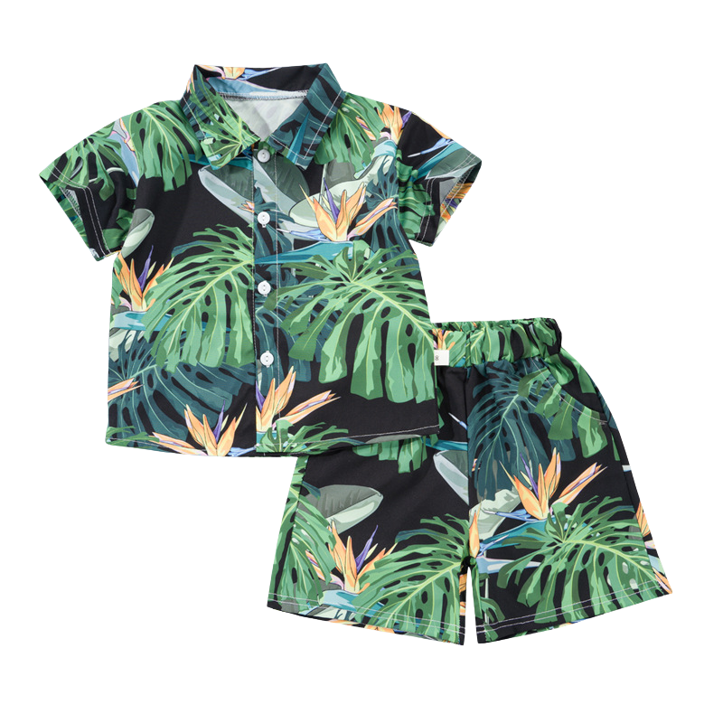 Mini Fashion - Frais et joyeux - Ensemble floral pour garçons