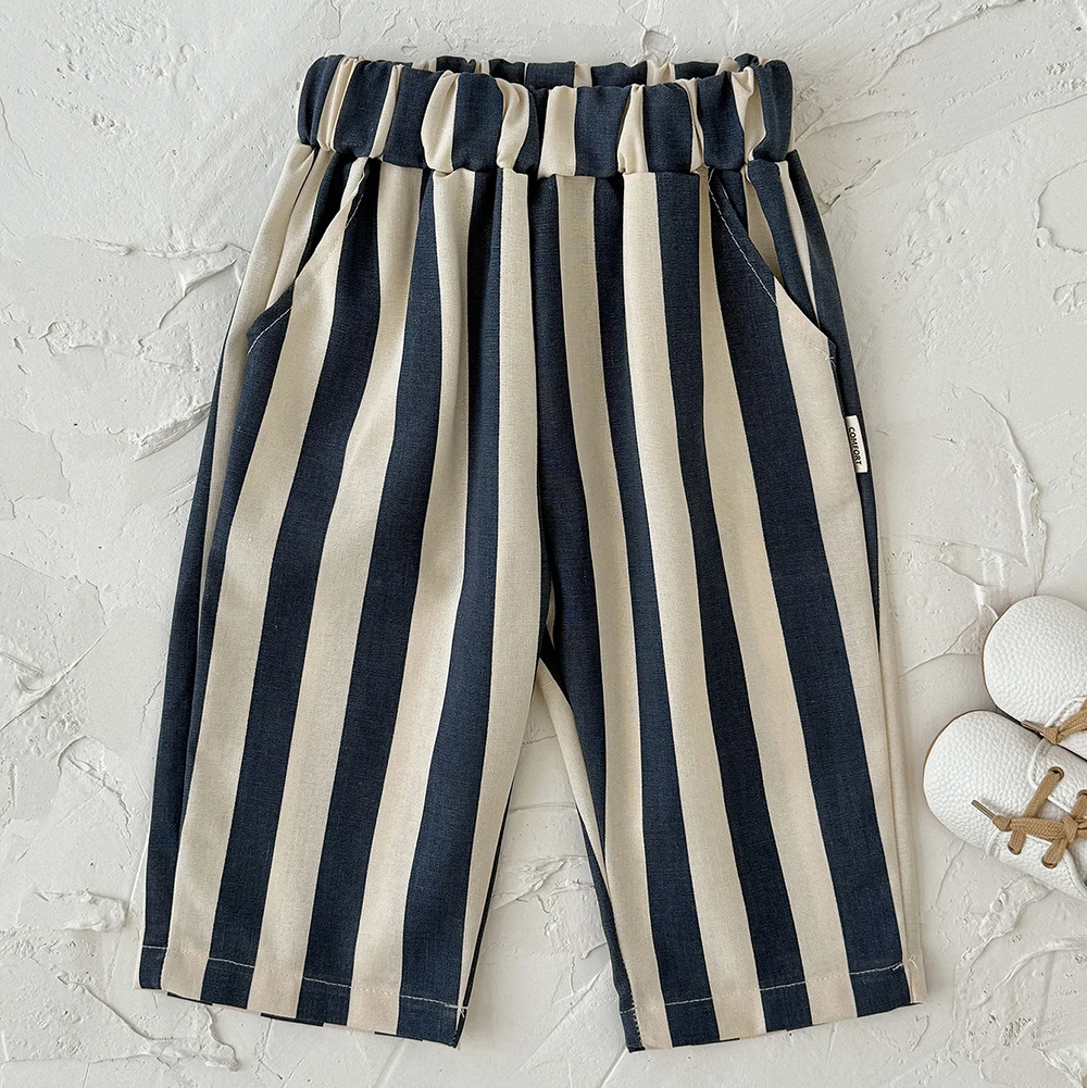 SoftStripe – Doux et confortable – Pantalon pour bébé à rayures