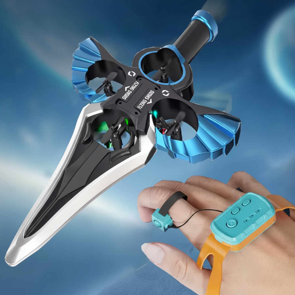 AirBlade – Ludique et interactif – Jouet volant télécommandé au design d'épée
