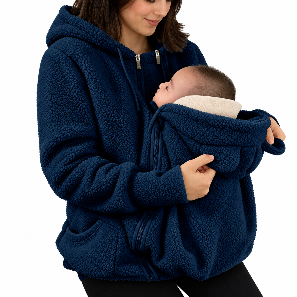 MamaNest – Chaud et pratique – Veste 2 en 1 pour maman et bébé