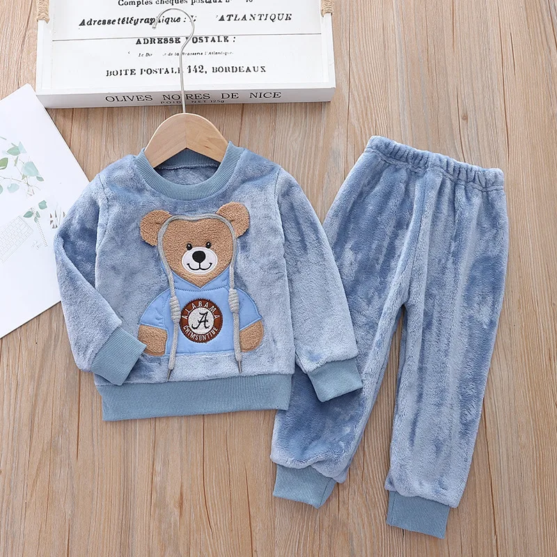 CozyBear – Chaud et doux – Survêtement pour enfant avec motif d'ours