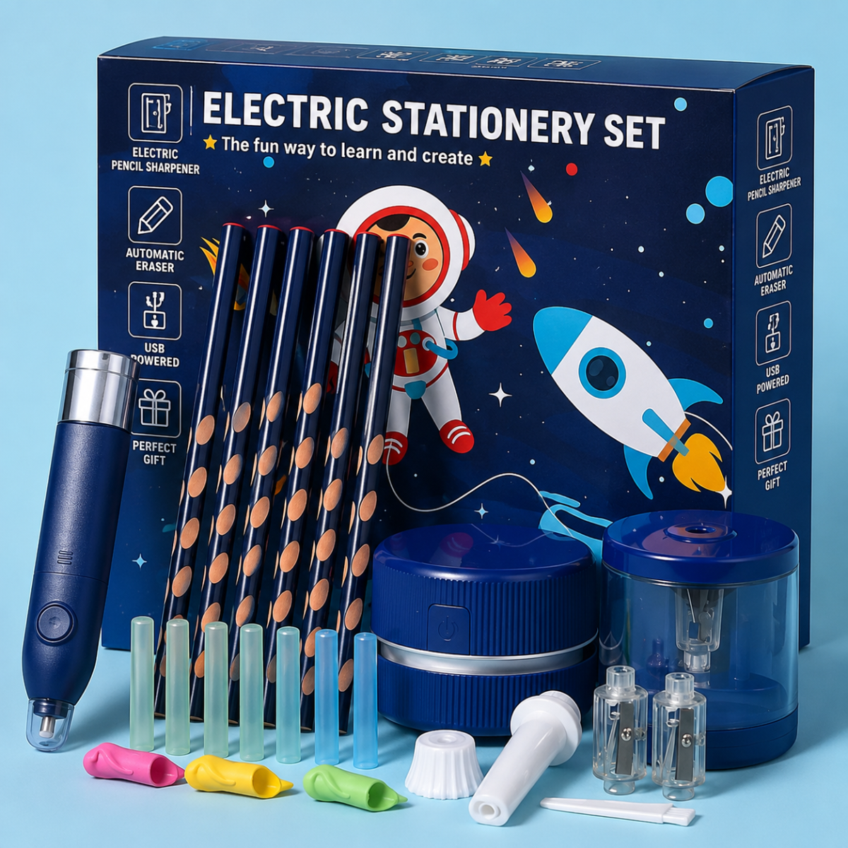 FunArt – Créatif & Éducatif – Kit d'écriture « Crayon électrique »