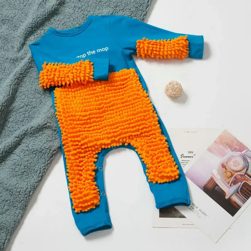 TinyCleaner – Douce et pratique – Combinaison pour bébé, idéale pour ramper et jouer