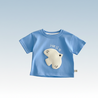 Thumbnail for LittlePatch – Dessins animés & Fun  – T-shirt pour enfant avec des écussons de dessins animés