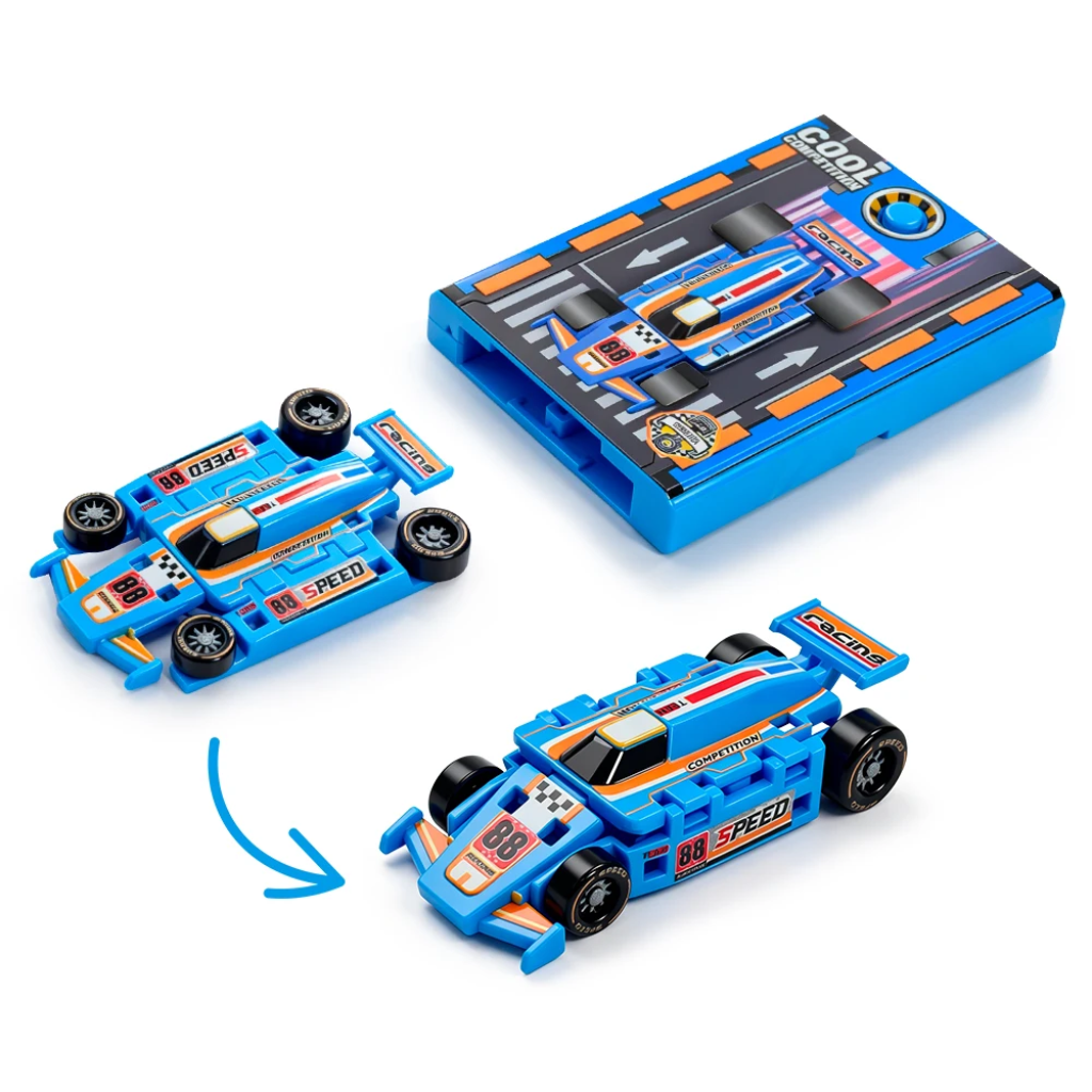 SpeedTransform – Actif et interactif – Voiture de course transformable