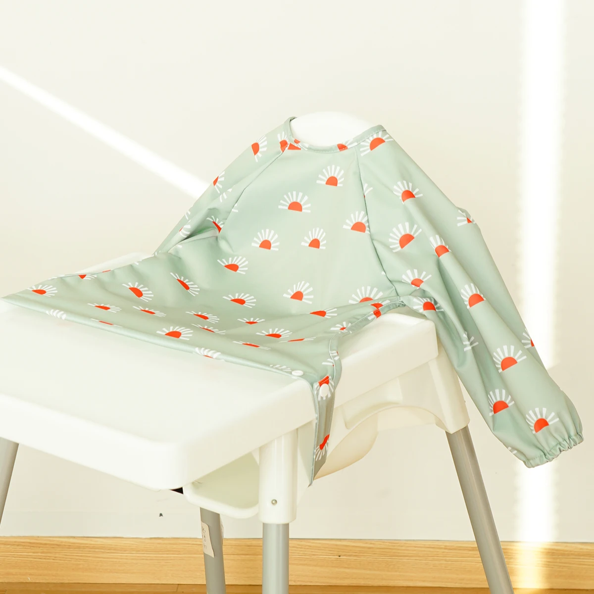MessyFree – Imperméable et pratique – Tablier pour bébé à manches longues