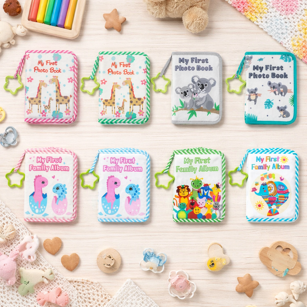 Baby Photo Album – Douceur & Souvenirs – Album photo en tissu