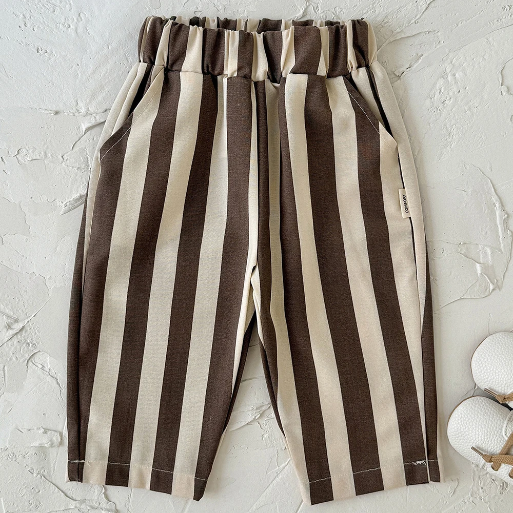 SoftStripe – Doux et confortable – Pantalon pour bébé à rayures