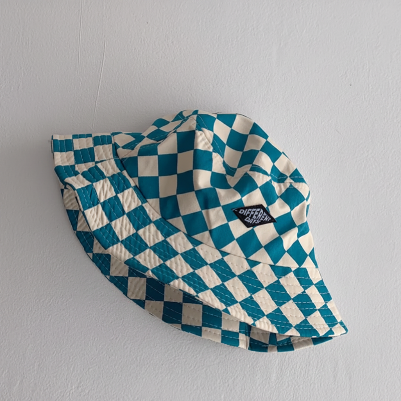 Bucket Hat – Mignon et protecteur – Bonnet pour enfant à carreaux