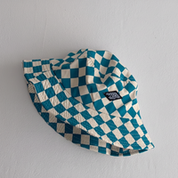 Thumbnail for Bucket Hat – Mignon et protecteur – Bonnet pour enfant à carreaux