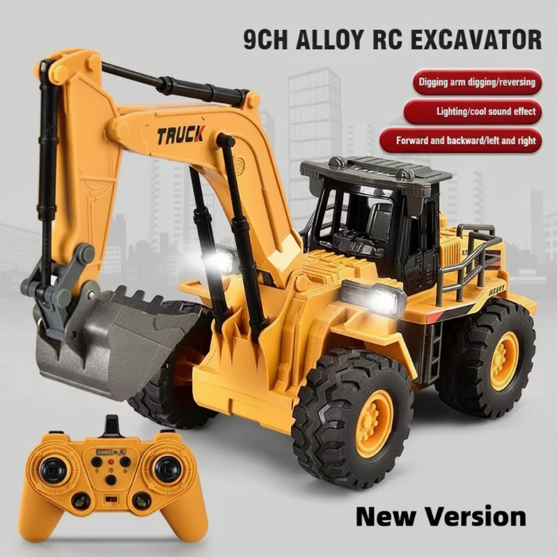 Power Machines – Réaliste et éducatif – Véhicule de chantier télécommandé