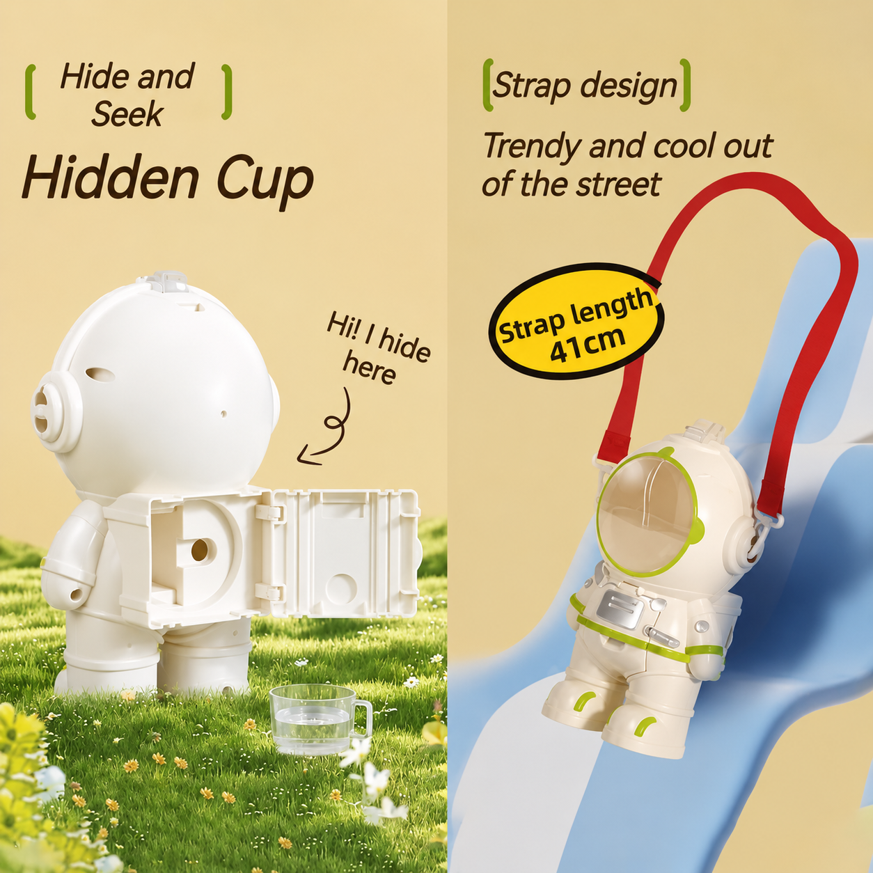 SpaceBot – Cool & Pratique – Gobelet Astronaut