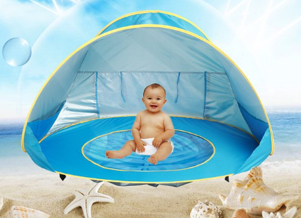 BabyShade™ - Tente UV Pop-Up - Protection Idéale pour Bébé au Soleil !